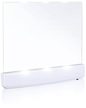 Artibetter Led Leselampe Batteriebetriebenes Leselicht Mit Augenschutz Flaches Panel Design Tragbar Für Buch Nachtlesen Im Schlafzimmer