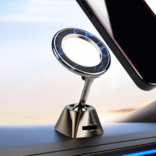 YBCCBY Adatto a Porta Cellulare Auto Magnetico,Supporto Telefono Auto Universale a 360 Gradi di Rotazione per Diversi Modelli di Telefono (Nero)