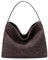 Schultertasche aus gewebtem Wildleder für Damen, Hobo-Tasche, elegante Handtasche, Umhängetasche für Arbeit, Reisen, Kaffee, Einheitsgröße