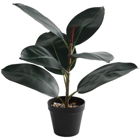 16 Artificial Rubber Tree Dark Color