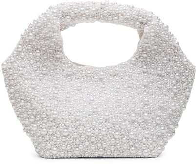Steve Madden Kinsley Perlengriff oben, Weiß