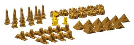 BoardGameSet Ankh: Gods of Egypt Brettspiel Upgrade Erweiterung - Graces of Gods | Brettspiel Zubehör & Meeple Figuren