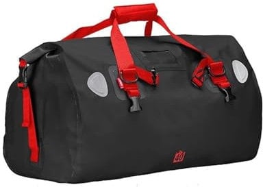 Motorrad Pannier Universeller Motorrad Kofferraum-Rucksack Hecktasche Reisetasche 40 L/60 L Große Kapazität Multifunktional Motorradgepäck(Black2-40L)