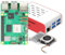 iRasptek basic kit for Raspberry Pi 5 4GB RAM with Red&White Case and Active Cooler