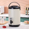 Recipiente aislante para bebidas frías y calientes, perfecto para acampadas (6 L, plata)