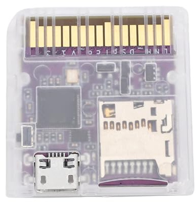 Plyisty DSPico DS Flashcart Card for NDS NDSL DSi 3DS 2DS Accessories | RP2040 MCU Dual Power, R4 Upgrade Open Source Game Cartridge 6MB/s, DS Mode & Pico Launcher Support