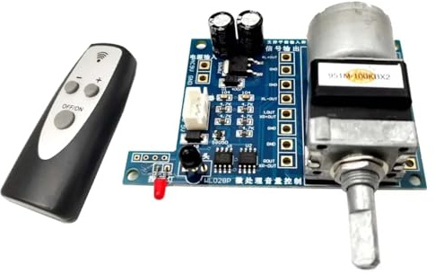Jnchdghwa DLHiFi Motor ALPS Fernbedienung 50K Potentiometer Lautstärke Motor für Vorverstärker Audio für DIY Leistungsverstärker Kopfhörer B