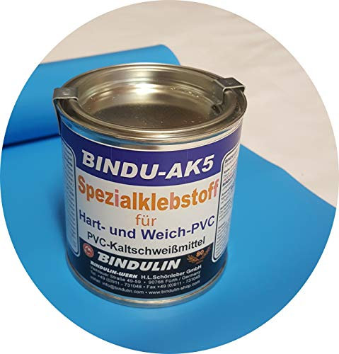 Jeha Pool Reparaturset mit PVC Kleber (350 gr.) Folien Reparaturset Poolflicken + Kleber Schwimmbad Verschiedene Größen (35 x 70 cm)