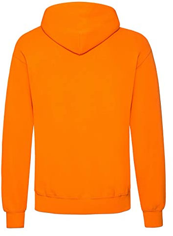Fruit of the Loom Hooded Sweat Orange - L