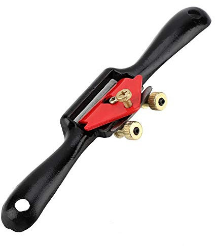 Strumento per la Lavorazione del Legno Regolabile Manualmente Raggio della Pialla per Bordi a Mano Rasatura Piana della Taglierina di Falegnameria Pialla di Legno Lama Piana Sbavatura Utensili Mano