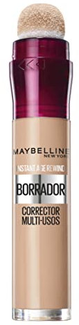 Maybelline New York, Corrector Borrador Multiusos, Con Cobertura Modulable, En Tono 04 Honey, 6.8 ml, 1 unidad