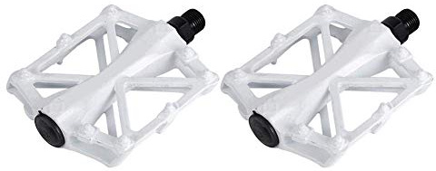 Fahrradpedale, 3 Farben Leichte, rutschfeste Aluminium-Fahrradpedale für Langstreckenfahrten(Weiß) Fahrradpedale Weiß Weiße Pedale Fahrradpedale Weiß Weiße Pedale Radfahren Fahrräder Und Ersatzteile