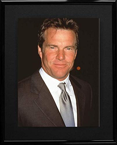 Framed Photo Dennis Quaid Payig by Heart