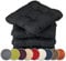 sunnypillow 4er Set Stuhlkissen 40x40 cm Bequeme 8cm Polsterauflage Auflage für Stühle/Bänke in Haus und Garten Sitzkissen Sitzauflage Gartenkissen viele Farben zur Auswahl Schwarz