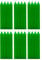 H Hansel Home - Leuchterkerzen 24 Stück, Kronkerzen Durchmesser 1.8 cm, Länge 17.5 cm,grüne Farbe