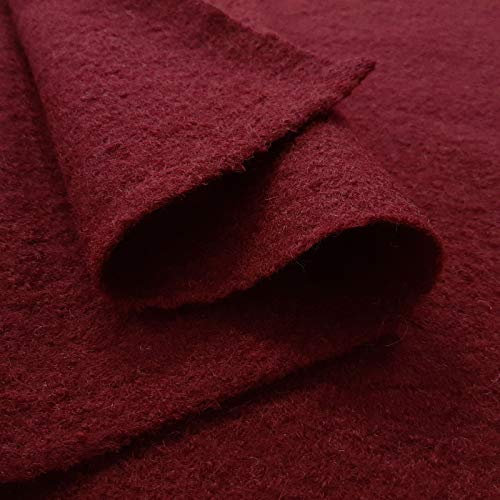 Aktivstoffe Öko-Tex® Walkloden - Polaris - hautsympathisch und wärmend - per Meter (Weinrot)