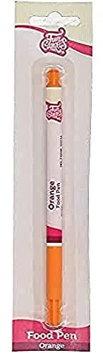 FunCakes Food Pen Orange: Lebensmittelfarbe Stifte, flexible Spitze für dicke und dünne Linien, Essbarer Stift für Kekse , Kuchen, Fondant und mehr, ideal zum Personalisieren, Halal-zertifiziert