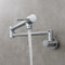 Miscelatore da Cucina Pieghevole Rubinetto Acqua Fredda Girevole a 360° Rubinetto a Muro Lavatoio Rubinetti Cucina Rubinetto per Riempire Bacinelle Rubinetteria Cucina Cromato
