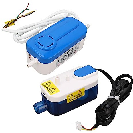 Yunseity Kondensatpumpe, automatisch, AC110 bis 240 V, 24 l/h, 200 ml, Kondensat-Entsorgungspumpe, HAVC, leise, Mini-Split-Design, für Klimaanlage, Ofen, Luftentfeuchter