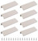 MOROBOR Fingerkantengriff, verdeckter Griff, moderner Stil, Schubladengriff, rechtwinklig, Aluminiumlegierung, unsichtbarer Griff, Kleiderschrankgriff für Schrank, Hardware, Schublade, 100 mm,