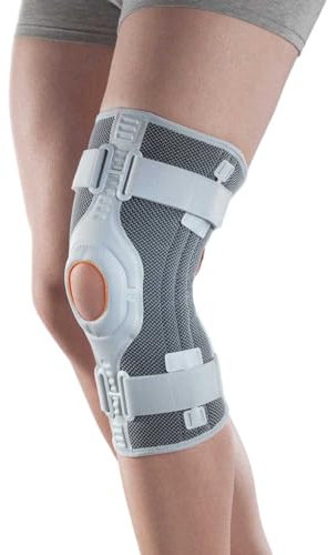 RO+TEN - Ginocchiera GENUSKILL 08 - Tubolare c/stecche a spirale e stabilizzatore rotuleo mis.SMALL (Circ.coscia cm. 39/45) - Marchio CE