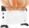 SA Products 2000W Convector Electric Radiator | 3 Settings Wall Mountable Heater | Energy Efficient Convection Heater for Home (White/Black)