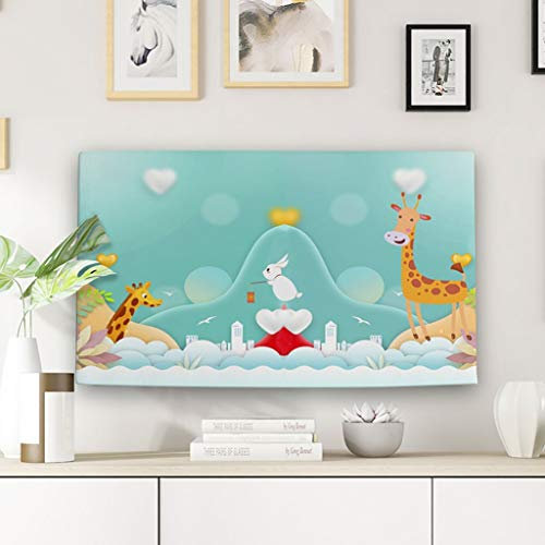 SimoLL Staubschutz-Stoff-TV-Displayschutz für Flachbildfernseher, Smart-TVs, Plasma-Fernseher (Farbe: D, Größe: 22 Zoll)