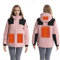 Monave Veste Chauffante Femme Doudoune Chauffante 4 Coussins Chauffants en Graphène,3 Niveaux de Température pour Moto Pêche Ski (l'emballage ne comprend pas l'alimentation mobile)