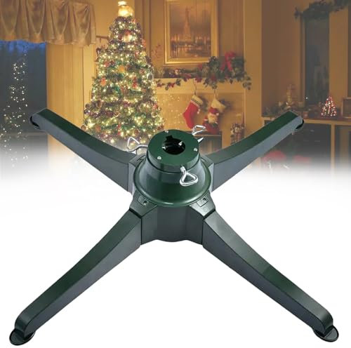 Support De Sapin De Noël Réglable Rotatif à 360 Degrés - pour Sapin De Noël Jusqu'à 9,5' - Support De Sapin De Noël électrique Rotatif pour Sapins Artificiels/Faux, 80 Livres Maximum 80cm