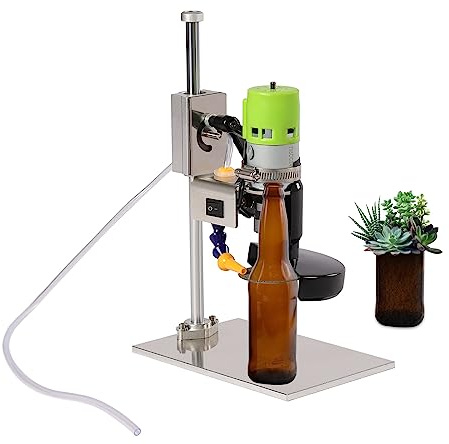 Esyogen 150W Elektrisch Glasschneider Flaschenschneider Schneidwerkzeug Glass Cutter Für DIY Blumentöpfe, Stiftbehälter, Dekorationen DIY Glasschneider Flaschenschneider, Seven-Speed Adjustment