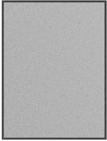 vidaXL Fußmatte Grau 80x120 cm, Schmutzfangmatte, Sauberlaufmatte, Haustürmatte, Türmatte, Matte, Willkommensmatte, Outdoor-Türmatte, Indoor-Türmatte
