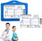ECG 7 Step Ruler,WideSmart 2 Stück EKG-7-Stufen-Lineal EKG-Lineal Portable Pocket ECG EKG Card Ruler ECG Reference Guide with Protect Sheath,Ideales Hilfsmittel für Familien Studenten Sanitäter