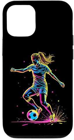 Fußball, Mädchen | Frauen, Teenager-Mädchen, Jugendliche | Fußballspieler Hülle für iPhone 12/12 Pro