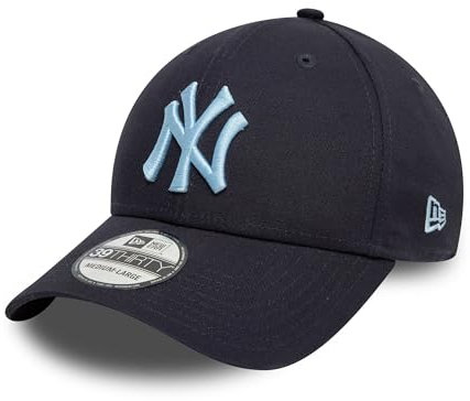 New Era New York Yankees Cap 39Thirty gebogener Schirm Teamlogo Kappe Baseball MLB blau - L-XL