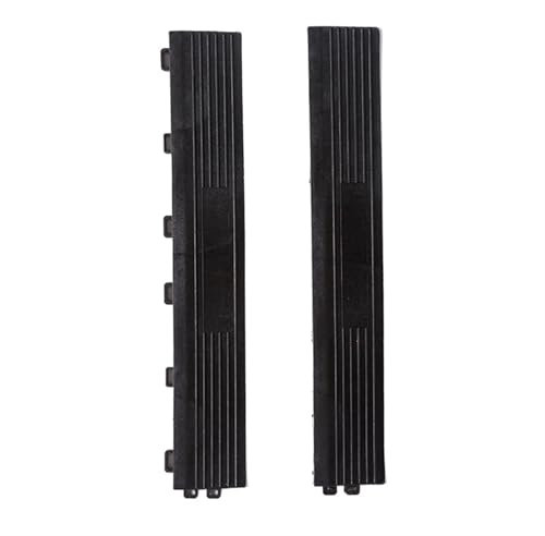 LOVSSU Piastrelle Modulari Ventilate Piastrelle for Pavimenti da Garage ad Incastro, PVC plastica PP, ad Alta Resistenza, Fai da Te, autolavaggio per Eventi(Edge)