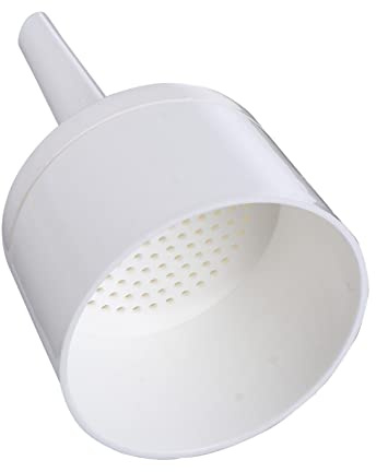 VALICLUD Plastic Filtration Funnel 70mm Simple and Generous Design White Laboratory Funnel for Chemical and College Use Exquisitely Made Suction Filter