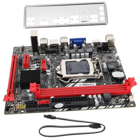 MERRYHAPY Scheda Madre Micro Atx per CPU Design e Prestazioni con Porte USB Multiple