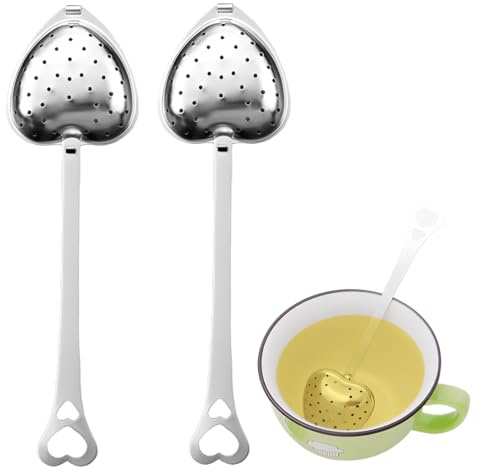 YAZWUR 2 Stück Teekugel Infuser, Teesieb Lustig, Teeei für Losen Tee, Tee Ei Aus Edelstahl, Geeignet für Feine Lose TeebläTter, GewüRze, Teekannen, TeebläTter