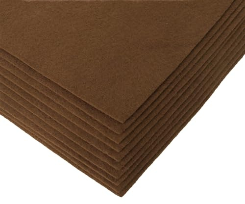 maDDma Bastelfilz Bögen 10er-Pack Flex Filz DIN A4, Stärke 1,5-2mm, Filzplatte, 50 Farben