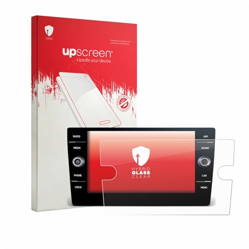 upscreen Schutzglas für Volkswagen T-Roc Style 2023 Discover Media 8 | Transparenter Displayschutz Made in Germany Klare 9H Schutzfolie Glas-Folie Montage-Set Anti-Fingerprint