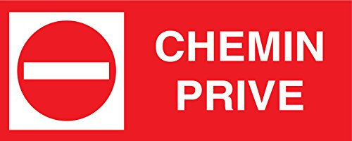 Panneau signalétique Chemin Prive