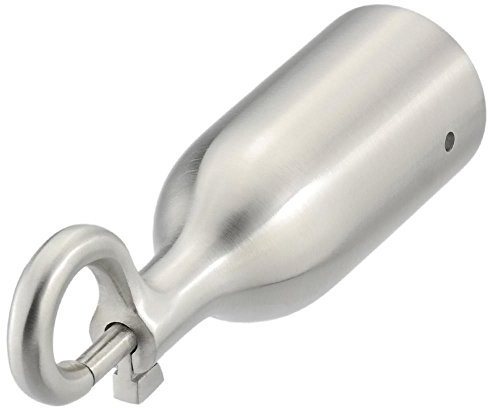 Kanirope® Seilendkappe mit Karabiner Edelstahl für ø28mm- ø30mm Handlaufseile Absperrseile Treppenseile