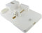 Mobiclinic, Tagliere multifunzione, Marchio Euroepo, Utensili da cucina, Marcatura CE, Strumenti universali, Polistirene, colore Bianco