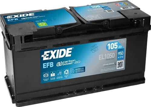 EXIDE 105Ah 950A EFB EL1050 EFB L6 Starterbatterie