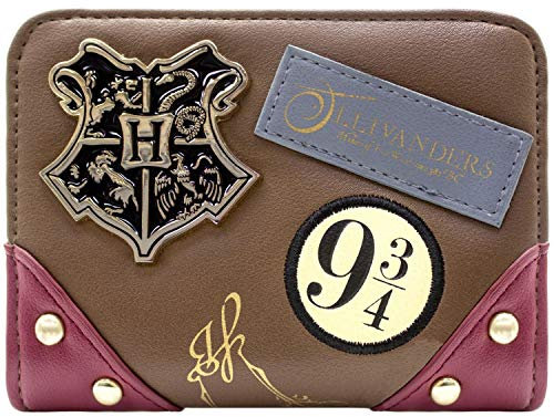 H.P. Hogwarts Abzeichen Ollivanders Geldbörse, Braun, One Size, Braun, Taille Unique, Einzigartig