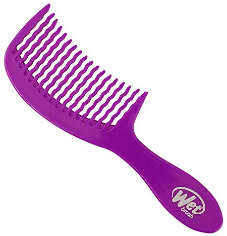 Wet Brush Detangling Comb - Purple For Unisex 1 Pc Comb