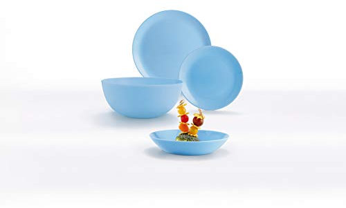 Luminarc Diwali Vaisselle bleue en verre opale