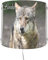 CreaDesign WA-1118, Wolf, Kinderzimmer Wandlampe personalisiert mit Namen, Nachtlicht/Schlummerlicht für Steckdose, E14, 22 x 22,5 x 8,5 cm