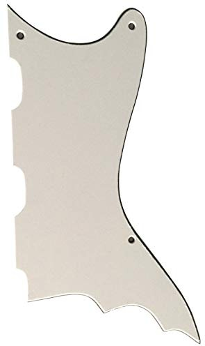 Passend für Silvertone 1445 Kay Speed Demon Airline Style Gitarren-Pickguard (3-lagig, weiß)