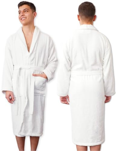 Graphic Impact Luxury Unisex 100% Egyptian Cotton Terry Towelling Bathrobe